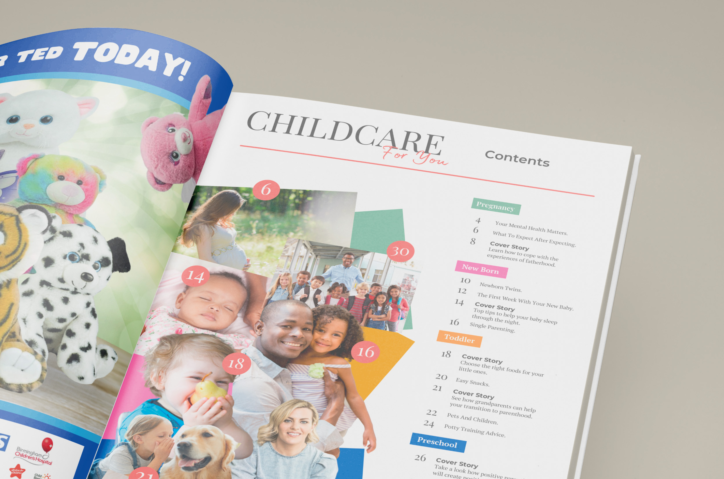 Childcare For You Contents Page